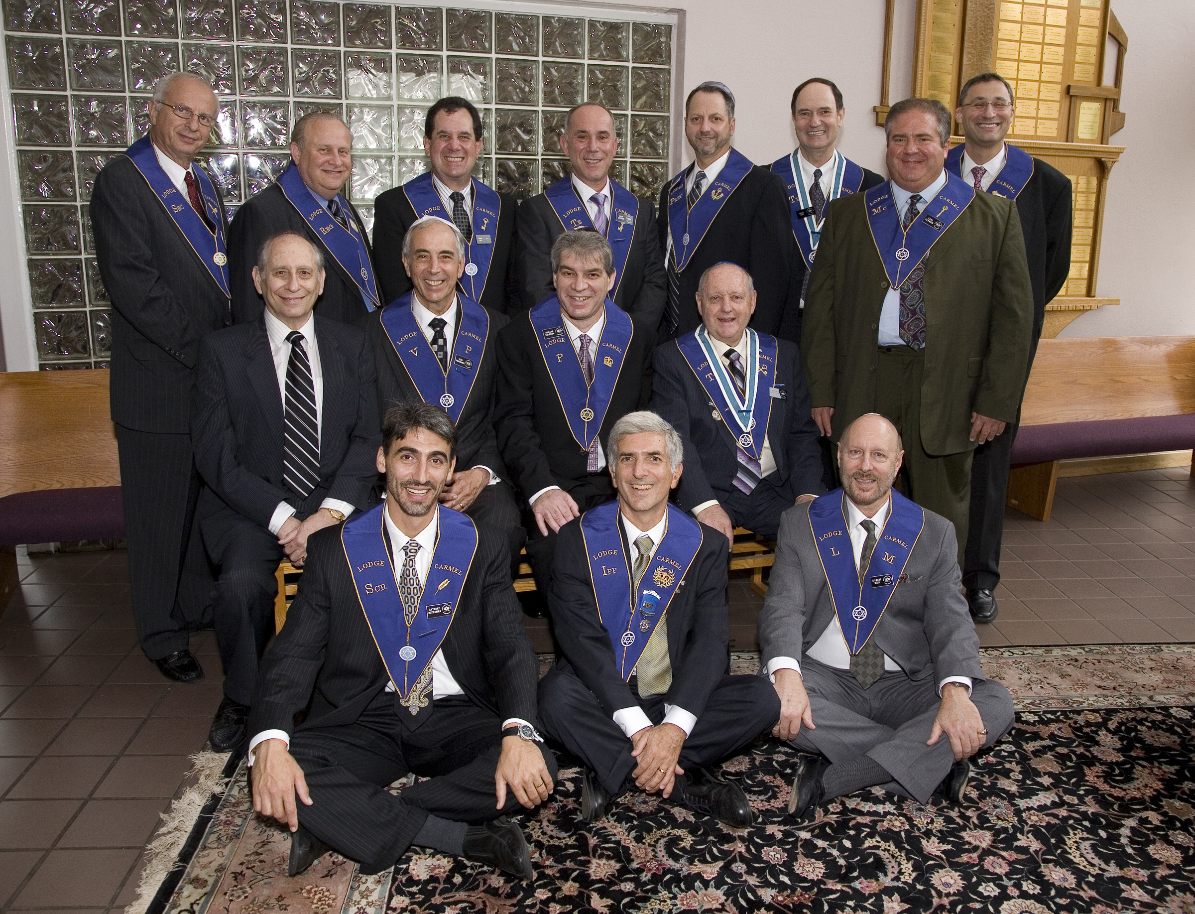Lodge Carmel officers 2009